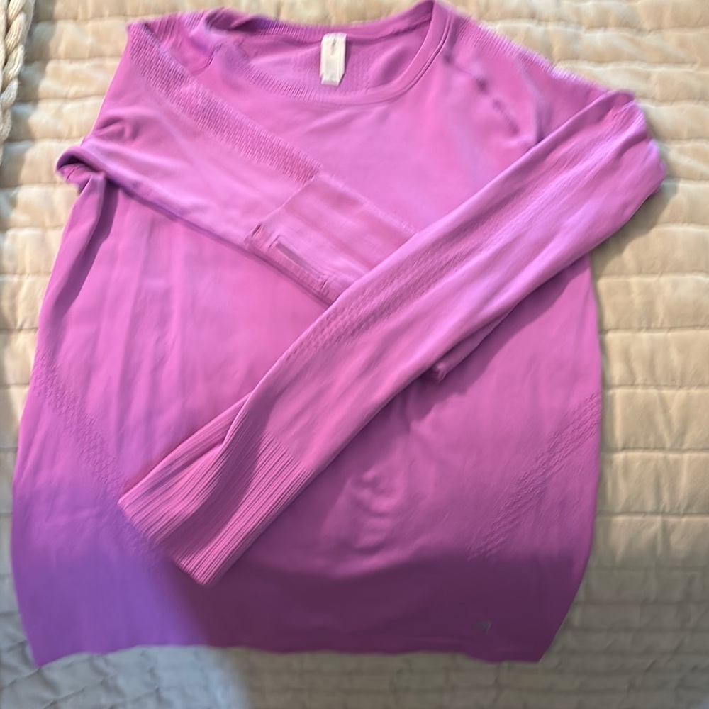 Women's Pink Long Sleeve Top